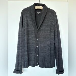 Men’s Treasure & Bond gray cardigan XL